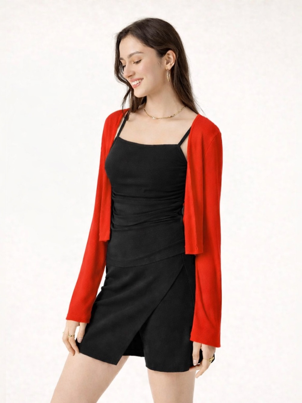 OGL Red Cardigan Size Small